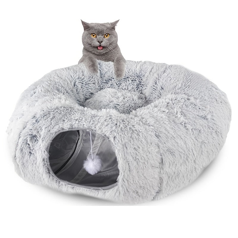 Foldable Winter Cat Tunnel Nest