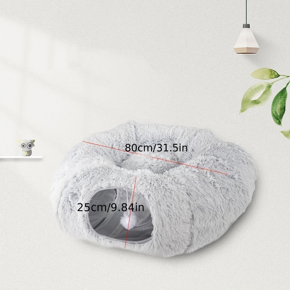 Foldable Winter Cat Tunnel Nest