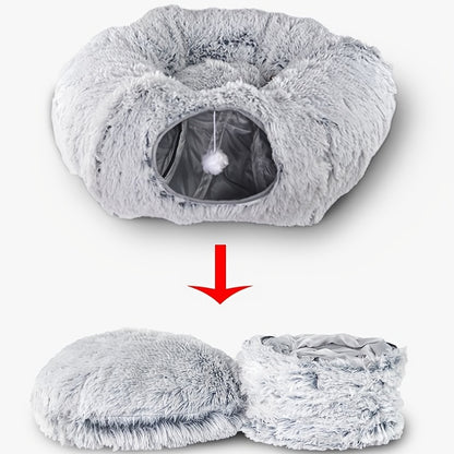 Foldable Winter Cat Tunnel Nest