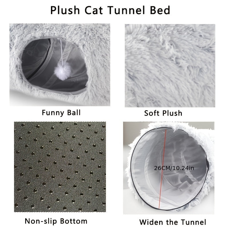 Foldable Winter Cat Tunnel Nest